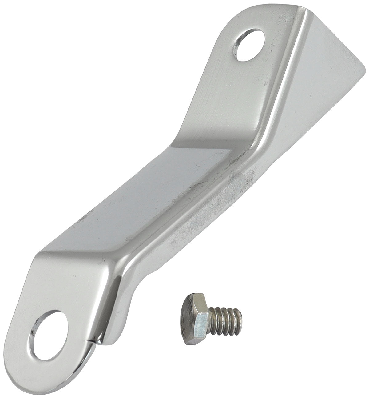 SB Ford 302W 351W XR Xy Timing Tab Pointer Steel Chrom AF64-2165 - Aeroflow