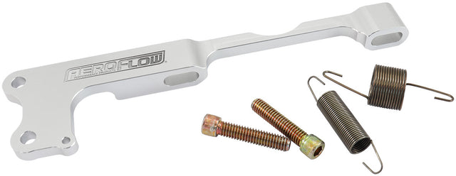 Holley Sniper Throttle Bracketefi Cable Mounting Silver AF64-2173 - Aeroflow