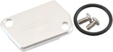 GM LS MAF Sensor Block Off Plate Delete Cover Mass Air Flow Raw AF64-2176 - Aeroflow