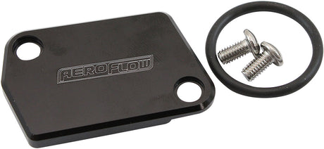 GM LS MAF Sensor Block Off Plate Delete Cover Mass Air Flow - AF64-2176 Blk AF64-2176BLK - Aeroflow