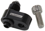 Holden / GM LS Water Cross Over Adapter -4AN Steam Vent AF64-2186BLK - Aeroflow