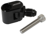 Swivel GM LS Water Cross- Over Adapter -4AN Steam Vent AF64-2187BLK - Aeroflow