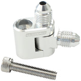 Dual Swivel GM LS Water Cross-Over Adapter 2 -4AN Steam Vent AF64-2188 - Aeroflow