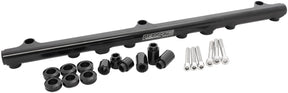 Fuel Rail Kit Nissan RB25 Black -8ORB Non-Neo Top Feed AF64-2210BLK - Aeroflow