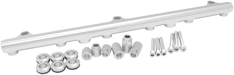 Fuel Rail Kit Nissan RB25 Silver -8ORB Non-Neo Top Feed AF64-2210S - Aeroflow