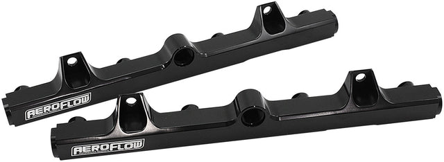 Fuel Rail Kit Ford Coyote V8 Black Mustang Falcon Boss AF64-2214BLK - Aeroflow
