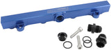 Mitsubishi 4G63 Evo 4 To 9 Fuel Rail -10ORB Blue AF64-2221 - Aeroflow