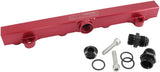 Mitsubishi 4G63 Evo 4 To 9 Fuel Rail -10ORB Red AF64-2221R - Aeroflow