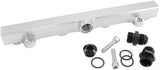 Mitsubishi 4G63 Evo 4 To 9 Fuel Rail -10ORB Silver AF64-2221S - Aeroflow