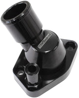 Billet Thermostat Housing Black Ford Windsor 45 Deg Swivel SBF - AF64-2233 Blk AF64-2233BLK - Aeroflow