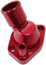Billet Thermostat Housing Red Ford Windsor 45 Deg Swivel SBF AF64-2233R - Aeroflow