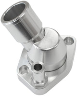 Billet Thermostat Housing Silvford Windsor 45 Deg Swivel SBF AF64-2233S - Aeroflow