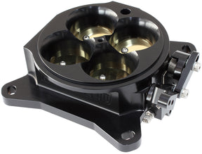 4BBL Throttle Body 1375cfm Black 4150 / 4500 4bbl AF64-2250BLK - Aeroflow