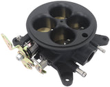 4BBL Cast Throttle Body 4150 Black Square Bore 4 Barrell AF64-2251BLK - Aeroflow