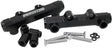 Subaru EJ20 EJ25 Fuel Rail Black Top Feed Wrx Sti Xt Gt AF64-2257BLK - Aeroflow