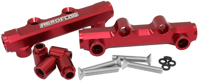Subaru EJ20 EJ25 Fuel Rail Red Top Feed Wrx Sti Xt Gt AF64-2257R - Aeroflow