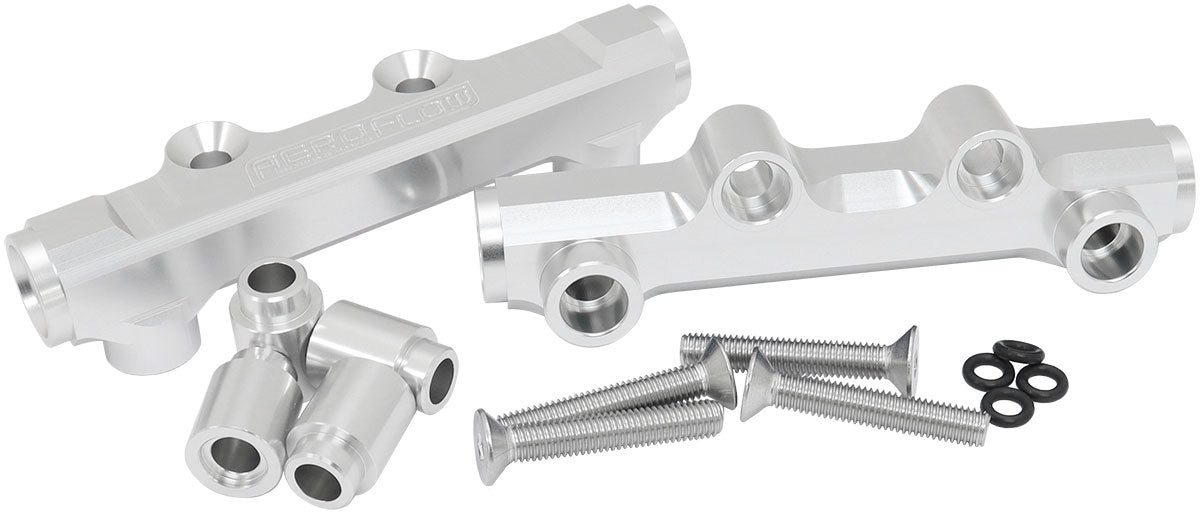 Subaru EJ20 EJ25 Fuel Rail Silver Top Feed Wrx Sti Xt Gt AF64-2257S - Aeroflow
