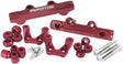 Subaru EJ20 Conversion Fuel Rail Top Feed Red 92-00 Wrx AF64-2258R - Aeroflow