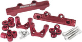 Subaru EJ20 Conversion Fuel Rail Top Feed Red 92-00 Wrx AF64-2258R - Aeroflow