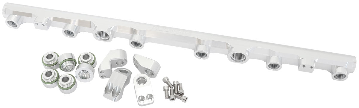 Fuel Rail Kit Suit Toyota 2JZGTE Vvti Non-Vvti Silver AF64-2259S - Aeroflow