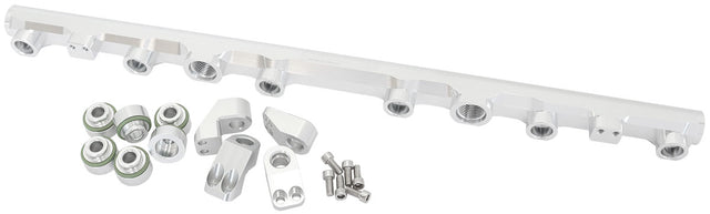 Fuel Rail Kit Suit Toyota 2JZGTE Vvti Non-Vvti Silver AF64-2259S - Aeroflow