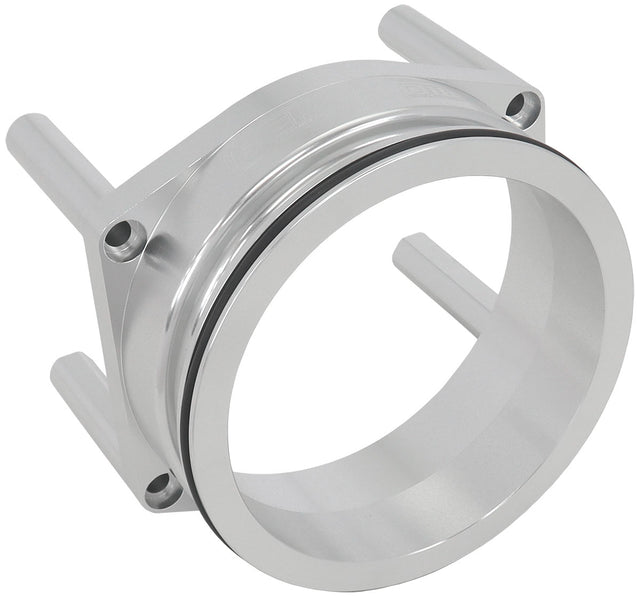 95mm Cable Throttle Adapter Intercooler Clamp 4 Inch Silve AF64-2272 - Aeroflow