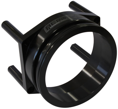 95mm Cable Throttle Adapter Intercooler Clamp 4 Inch Black AF64-2272BLK - Aeroflow