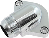 Billet Thermostat Housing Low Profile -20AN SBC BBC Chroholden AF64-2334C - Aeroflow