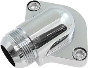 Billet Thermostat Housing Low Profile -20AN SBC BBC Chroholden AF64-2334C - Aeroflow