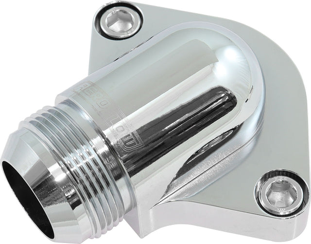 Billet Thermostat Housing Low Profile -20AN SBC BBC Chroholden AF64-2334C - Aeroflow