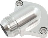 Billet Thermostat Housing Low Profile -20AN SBC BBC Silvholden AF64-2334S - Aeroflow