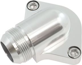 Billet Thermostat Housing Low Profile -20AN SBC BBC Silvholden AF64-2334S - Aeroflow