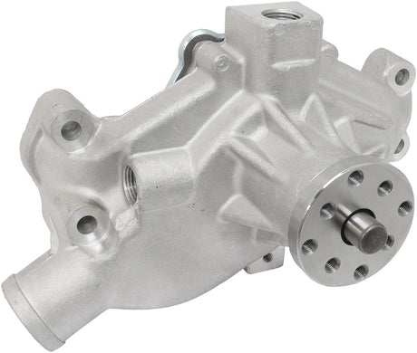 Small Block Chev Short Water Pump Natural Cast SBC AF64-2350 - Aeroflow