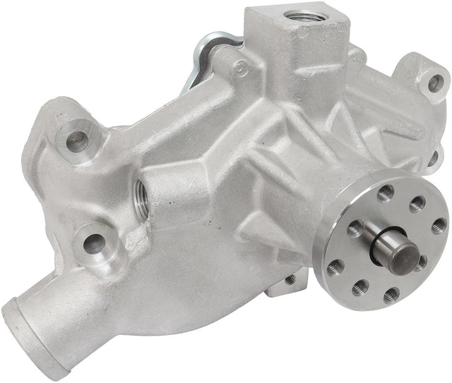 Small Block Chev Short Water Pump Natural Cast SBC AF64-2350 - Aeroflow