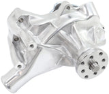 Small Block Chev Long Water Pump Polished SBC AF64-2351P - Aeroflow