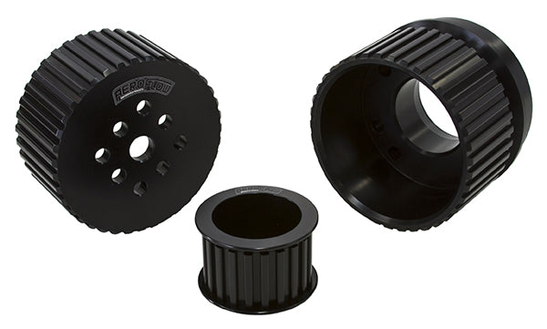 Gilmer Drive Kit - Black Ford 289-351W, 302-351C AF64-3002BLK - Aeroflow