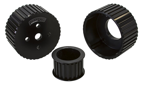 Gilmer Drive Kit - Black Holden 253-308 V8 AF64-3003BLK - Aeroflow