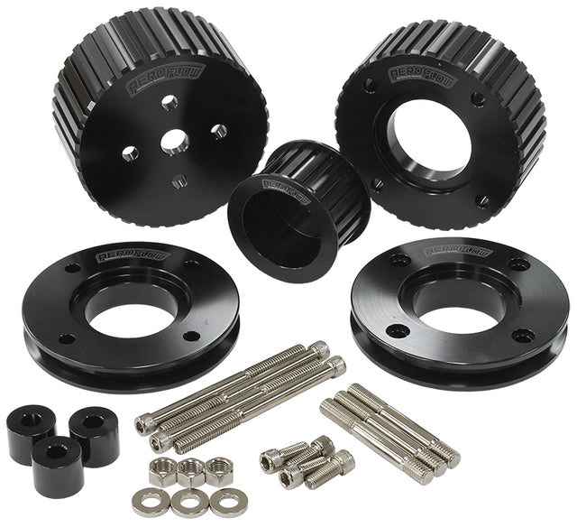 Gilmer Drive Kit - Black Holden 5.0L 304ci V8 Vn-Vs AF64-3006BLK - Aeroflow