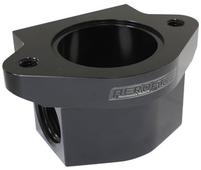 Billet Remote Thermostat Housi -12ORB Ports Each Side Chev AF64-3043BLK - Aeroflow