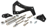 Ford 351C Clev Billet Black Alternator Bracket D/Side Mid Mount - AF64-4000 Blk AF64-4000BLK - Aeroflow