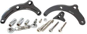 BBC Suit Low Mount Alt Brack P/Side Short Pump - Black AF64-4003BLK - Aeroflow