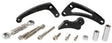 Black SBC Low Mount Alt Brack Left Side Swp Black Kit AF64-4004BLK - Aeroflow