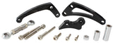 Black SBC Low Mount Alt Brack Left Side Swp Black Kit AF64-4004BLK - Aeroflow