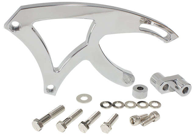 Billet Clev Power Steer Bracket Saginaw P/Steer Pumps AF64-4009 - Aeroflow
