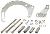 Low Mount Alt Bracket Chrome S/B Chev With Long Water Pump AF64-4010 - Aeroflow