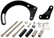 Low Mount Alt Bracket Black S/B Chev With Long Water Pump AF64-4010BLK - Aeroflow