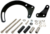 Low Mount Alt Bracket Black S/B Chev With Long Water Pump AF64-4010BLK - Aeroflow