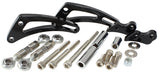 Black Low Mount A/C Brack S/B Passenger Side Low Suit S/B AF64-4012BLK - Aeroflow