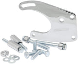 Ford Windsor Power Steering Ford Bracket Saginaw Pump Chrome AF64-4013 - Aeroflow