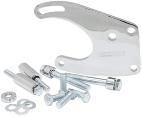 Ford Windsor Power Steering Ford Bracket Saginaw Pump Chrome AF64-4013 - Aeroflow